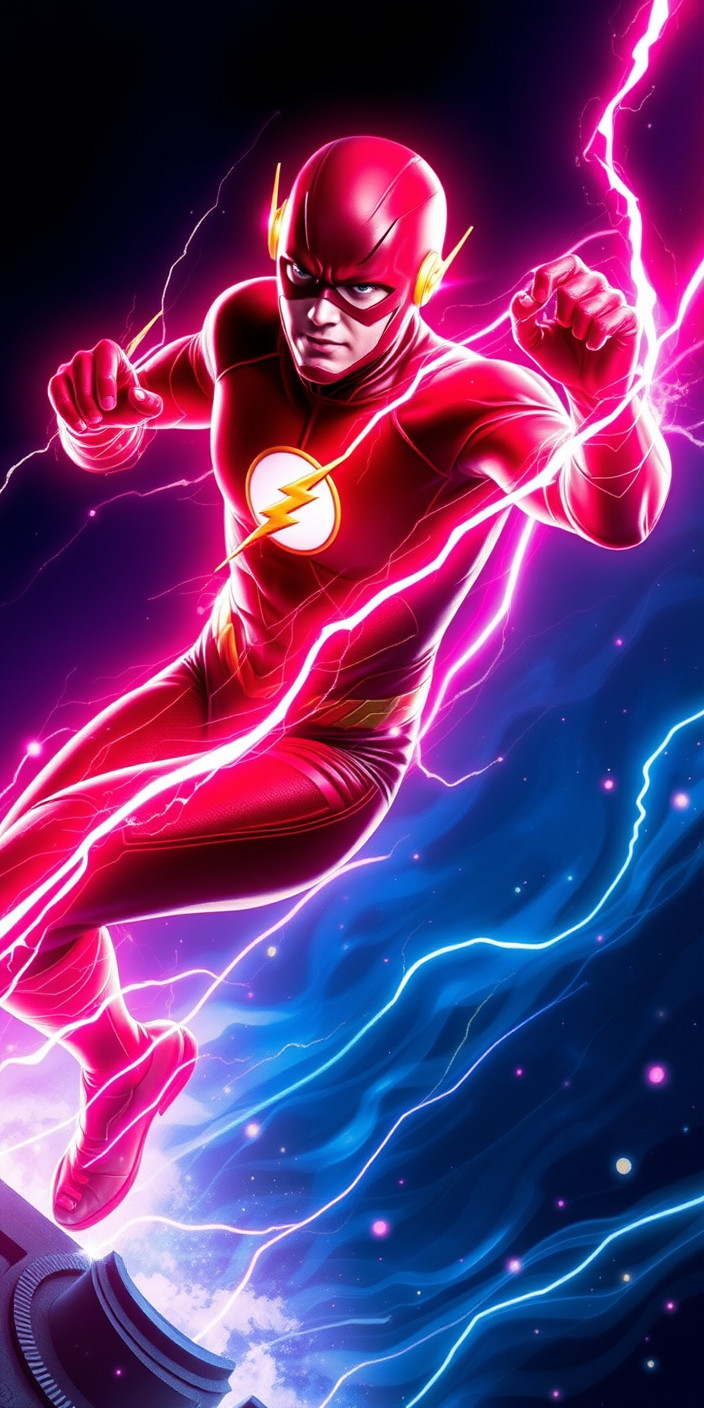 The flash the flash 6 Phone Wallpaper