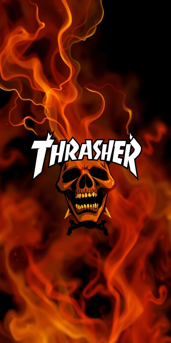 Thrasher 9 Phone Wallpaper
