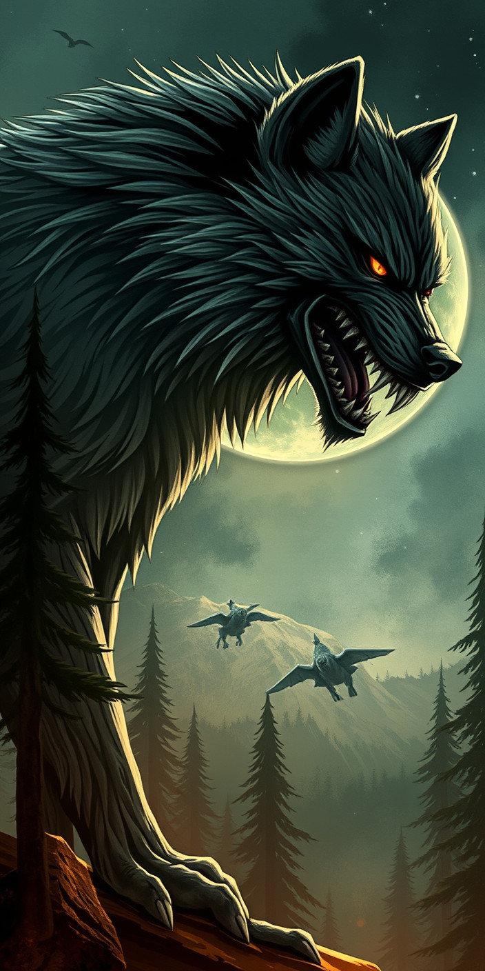 Werewolf 7 Phone Wallpaper