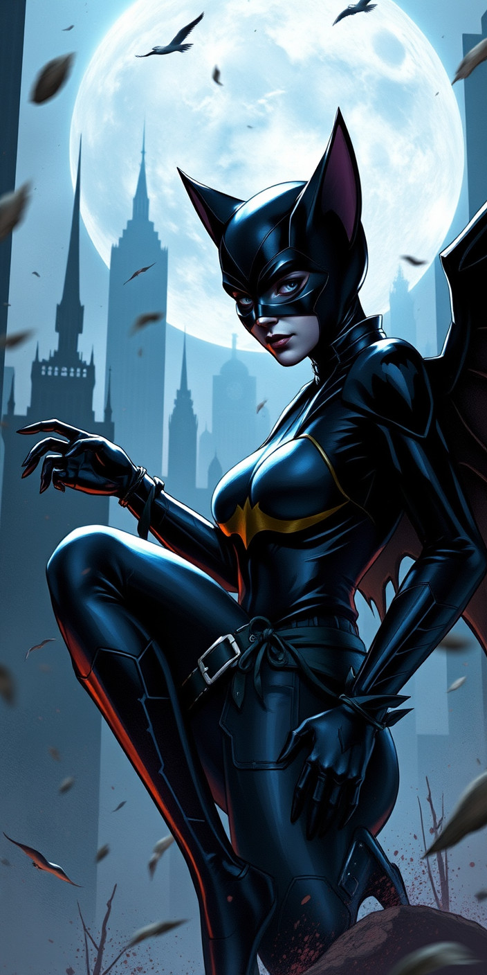 Catwoman 11 Phone Wallpaper