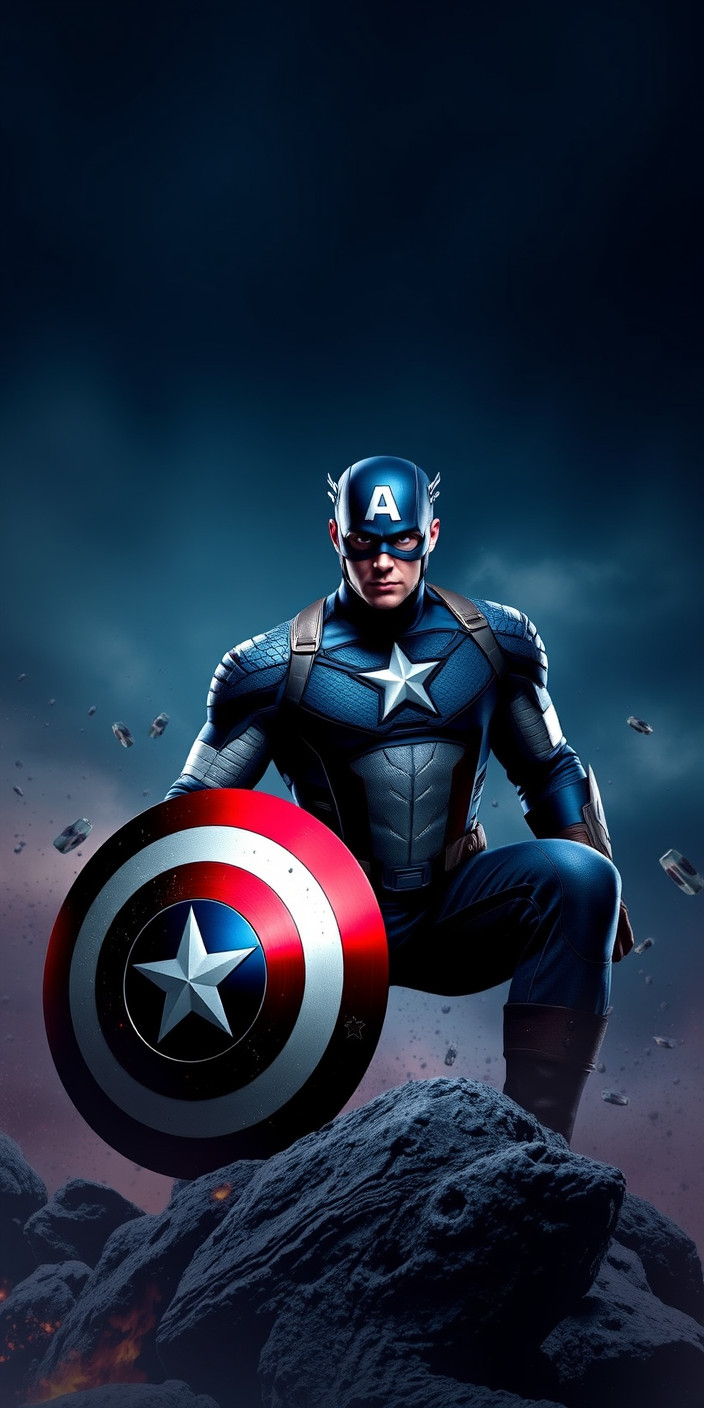 Captain america 7 Phone Wallpaper