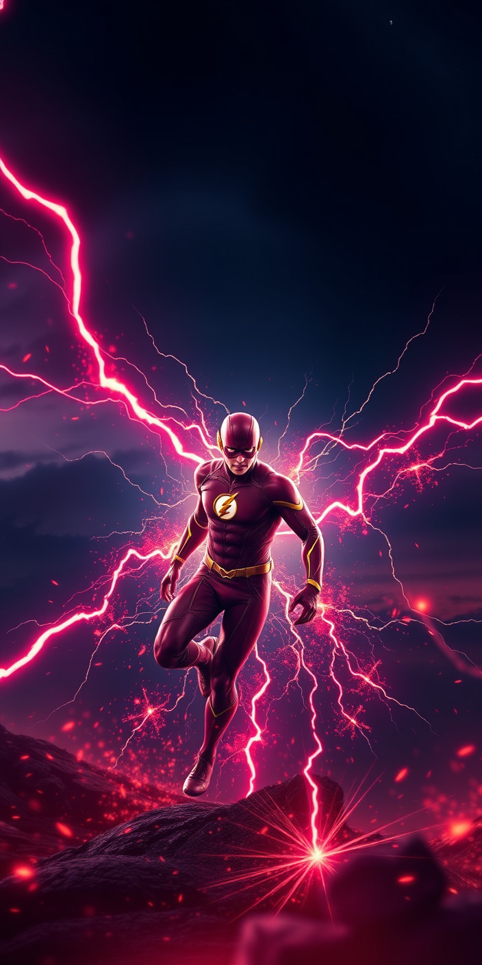 The flash the flash 5 Phone Wallpaper