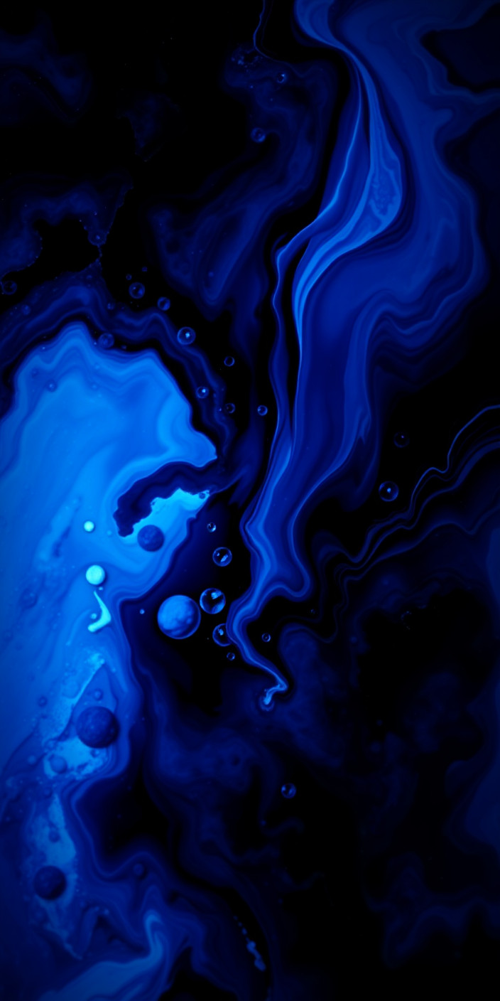 Black and blue 4 Phone Wallpaper