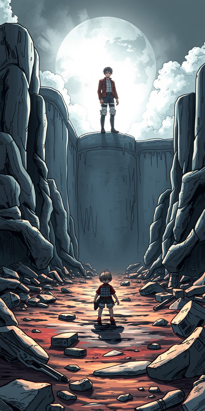 Attack on titan manga 4 Phone Wallpaper
