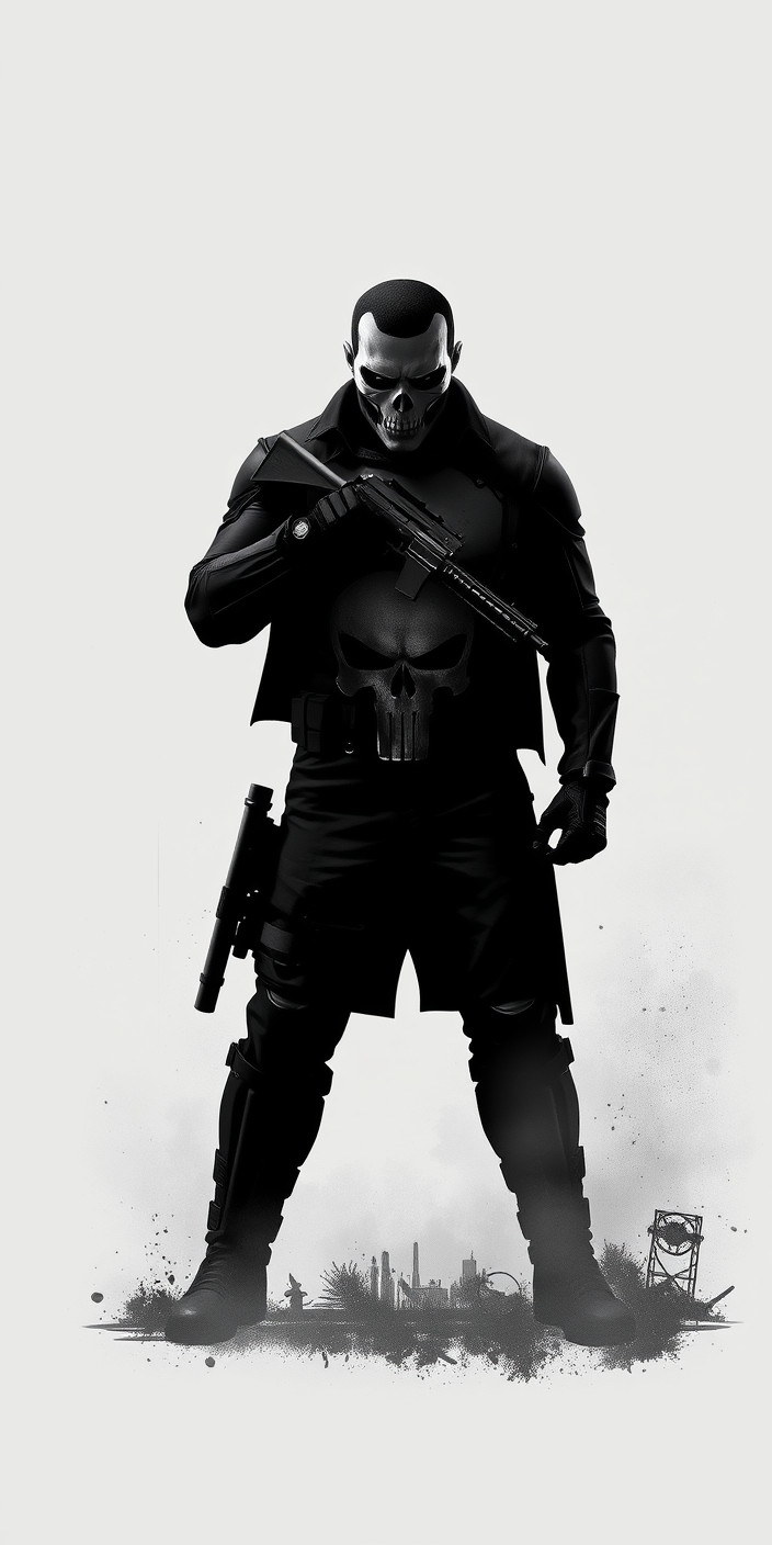 The punisher 5 Phone Wallpaper