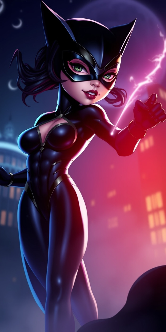 Catwoman 1 Phone Wallpaper