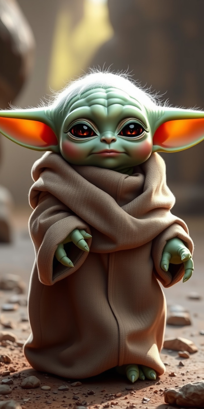 Baby yoda mandalorian 1 Phone Wallpaper