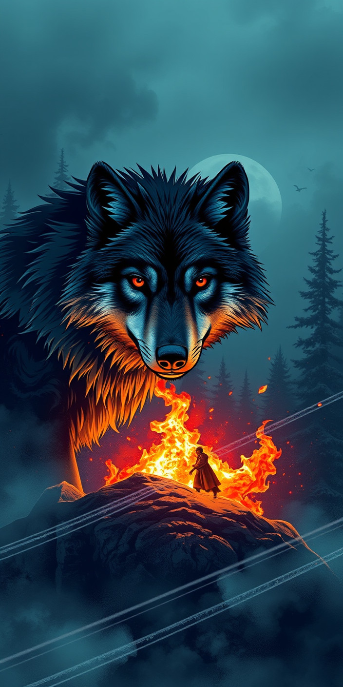 Lone wolf 7 Phone Wallpaper