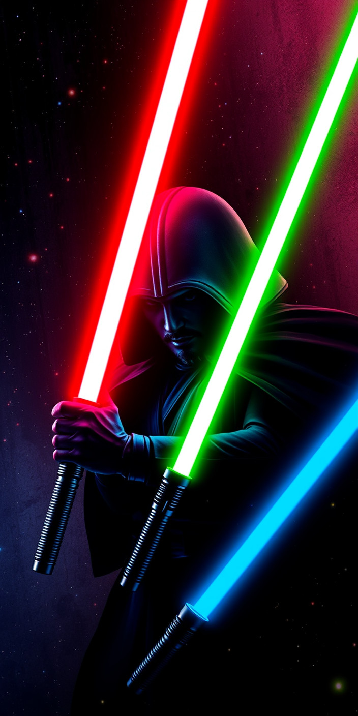 Lightsaber 4 Phone Wallpaper