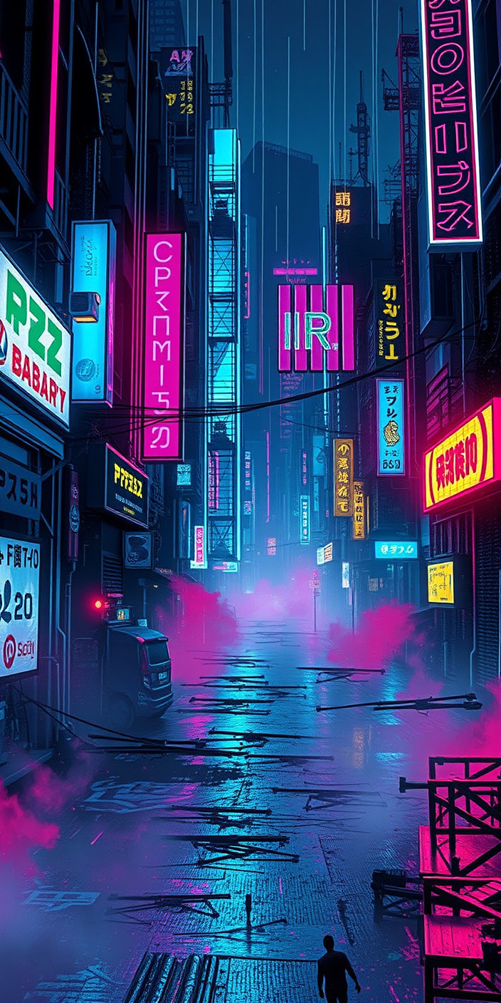 Cyberpunk 5 Phone Wallpaper