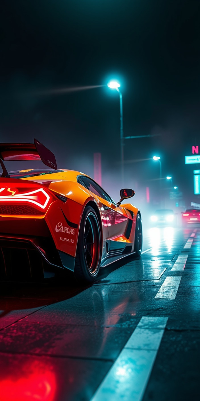 Cyberpunk car 5 Phone Wallpaper