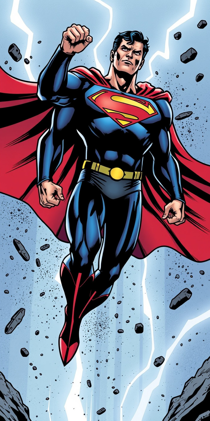 Superman comic 10 Phone Wallpaper