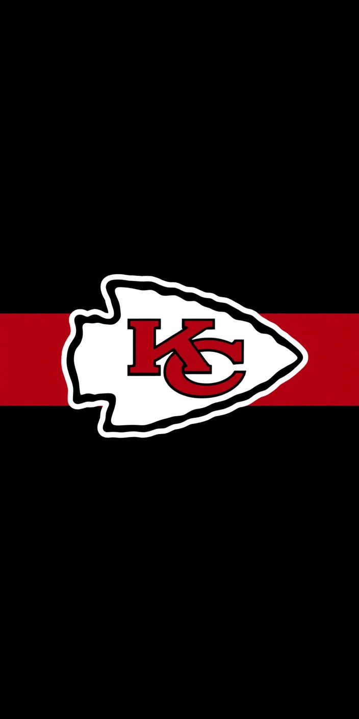 Kansas city chiefs logo 3 Phone Wallpaper