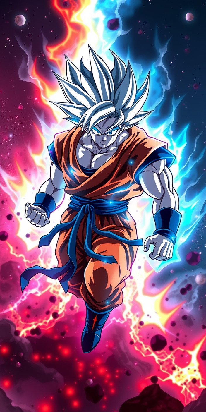 Ultra instinct goku 7 Phone Wallpaper