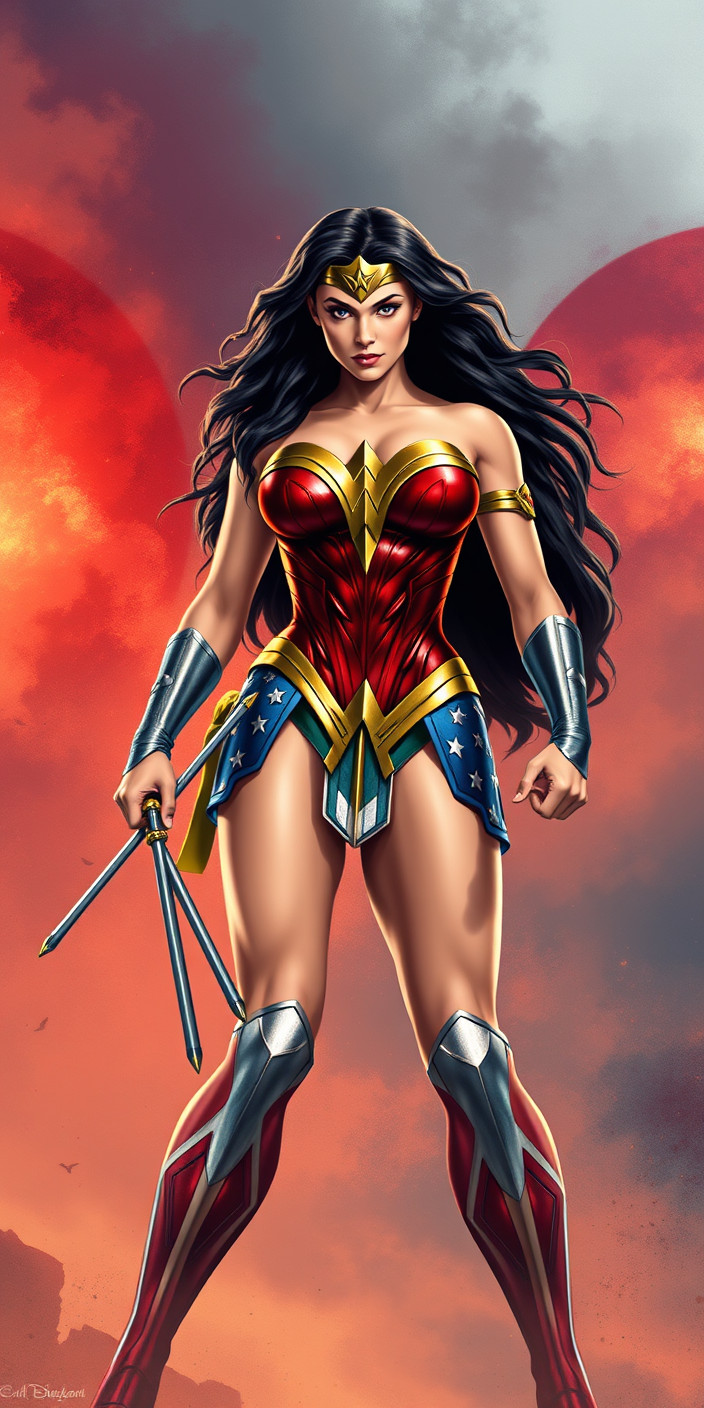Wonder woman 4 Phone Wallpaper