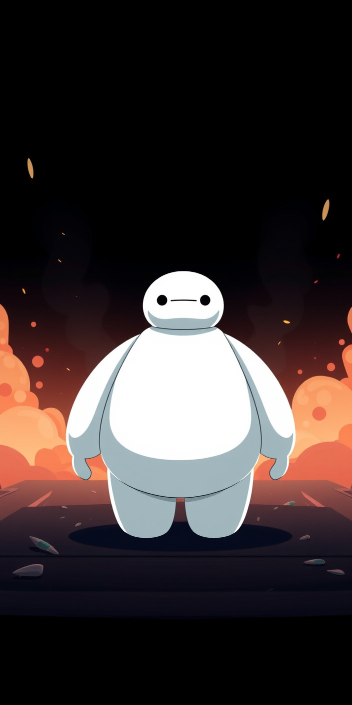 Baymax 1 Phone Wallpaper