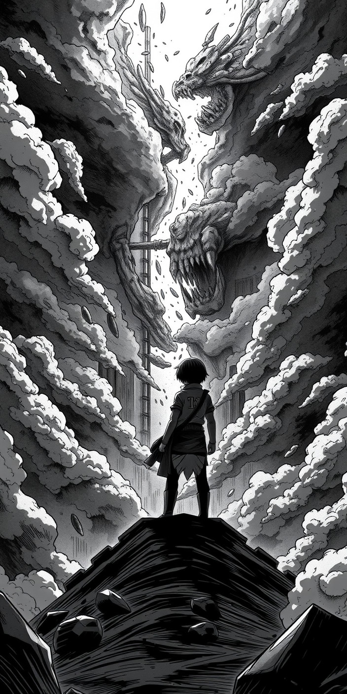 Attack on titan manga 5 Phone Wallpaper
