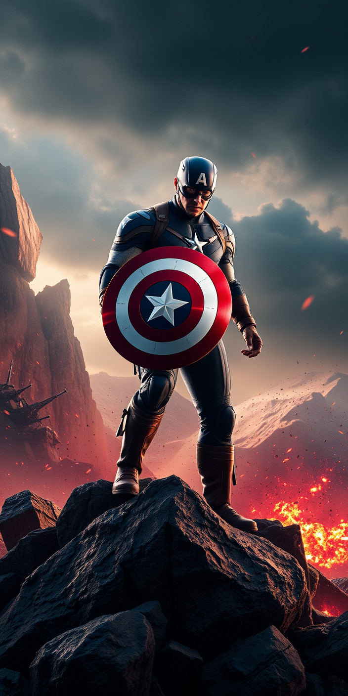 Captain america 3 Phone Wallpaper