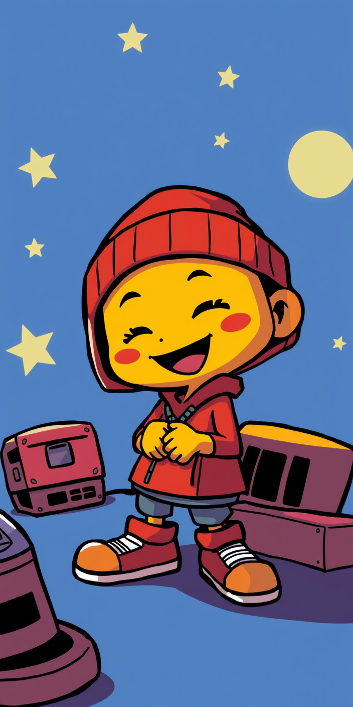 Parappa the rapper 3 Phone Wallpaper