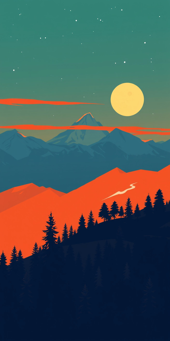 Firewatch 9 Phone Wallpaper