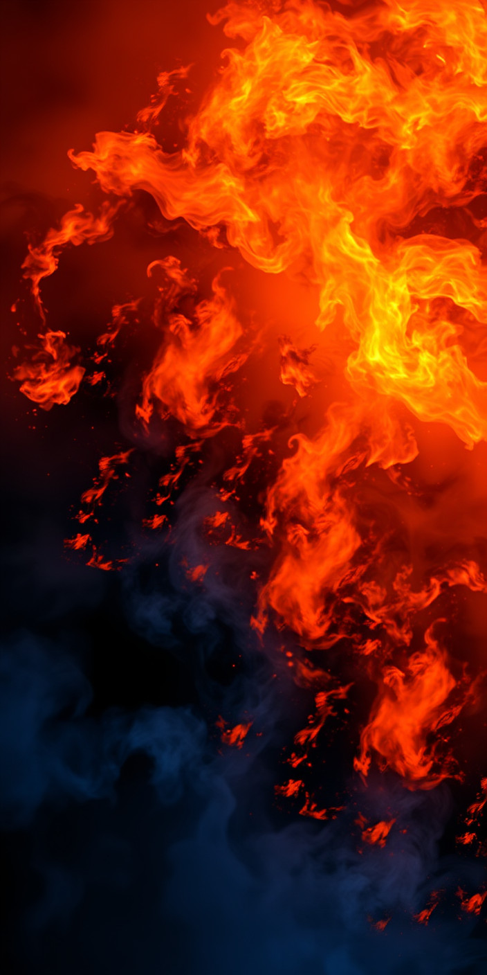 Fire 14 Phone Wallpaper