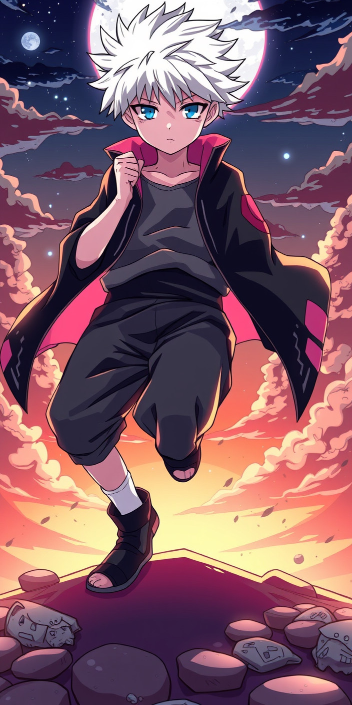 Killua 7 Phone Wallpaper