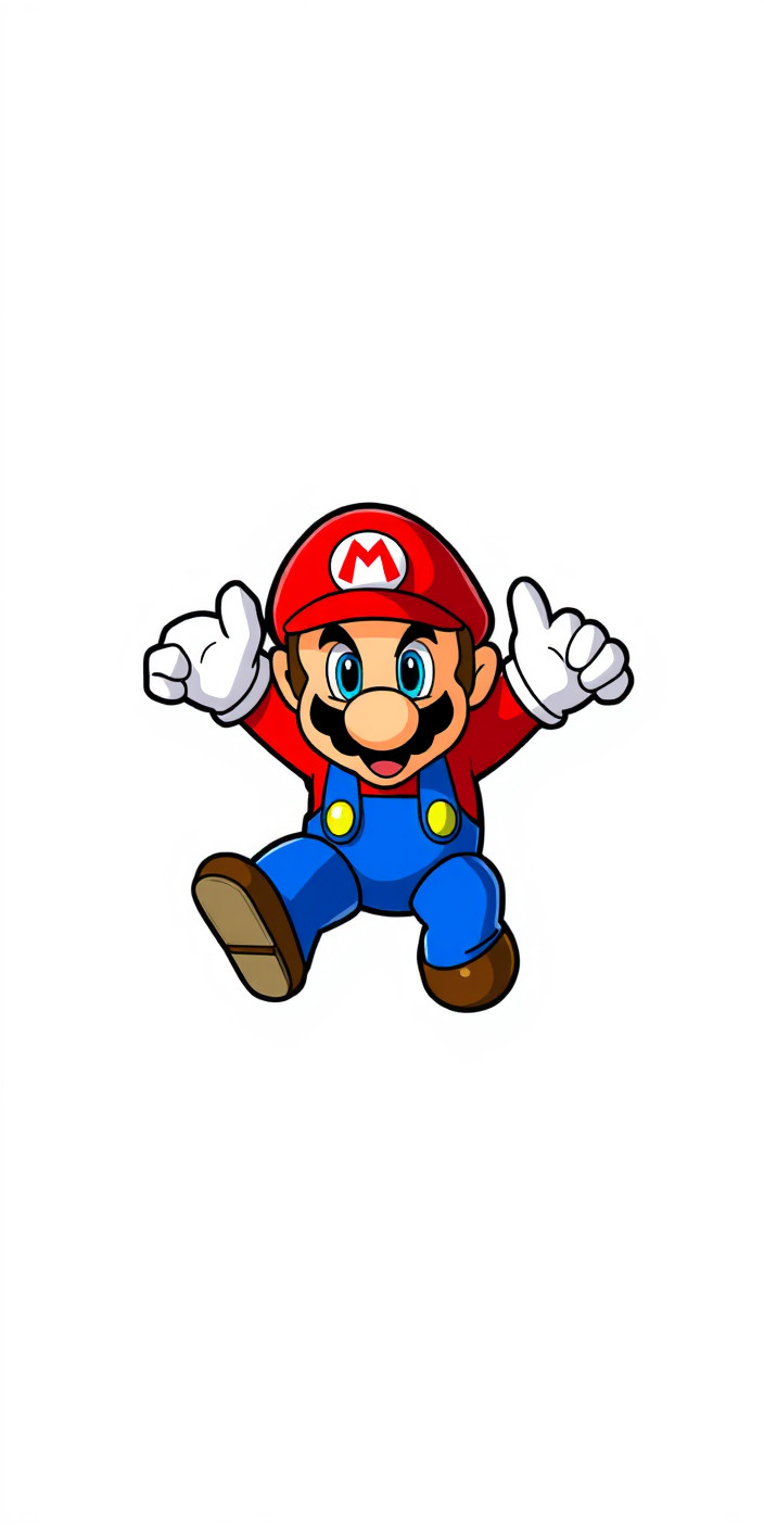 Super mario 1 Phone Wallpaper