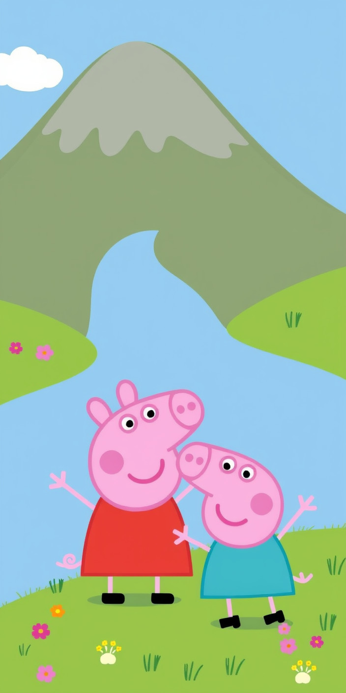 Peppa pig 13 Phone Wallpaper