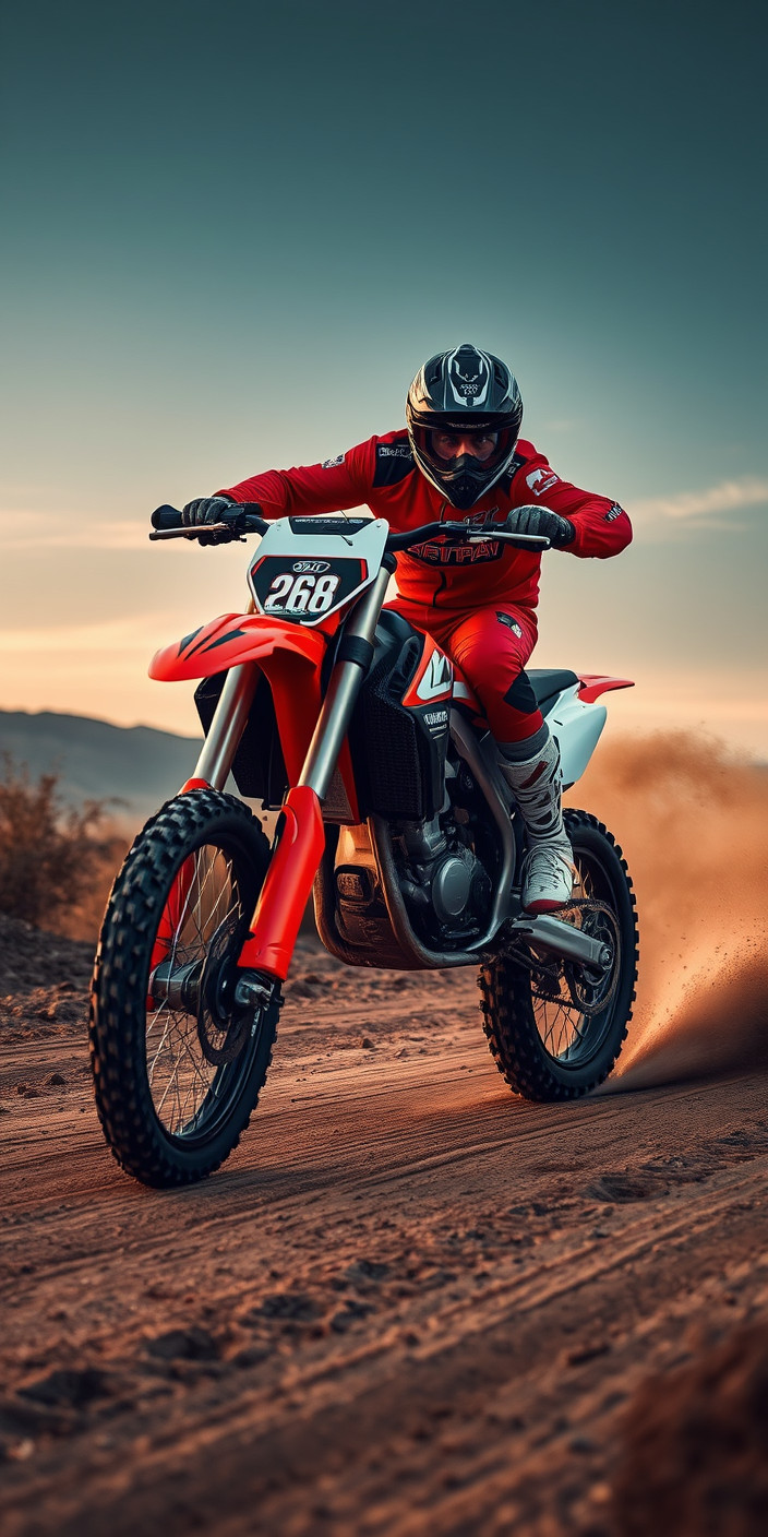 Dirt bike 1 Phone Wallpaper