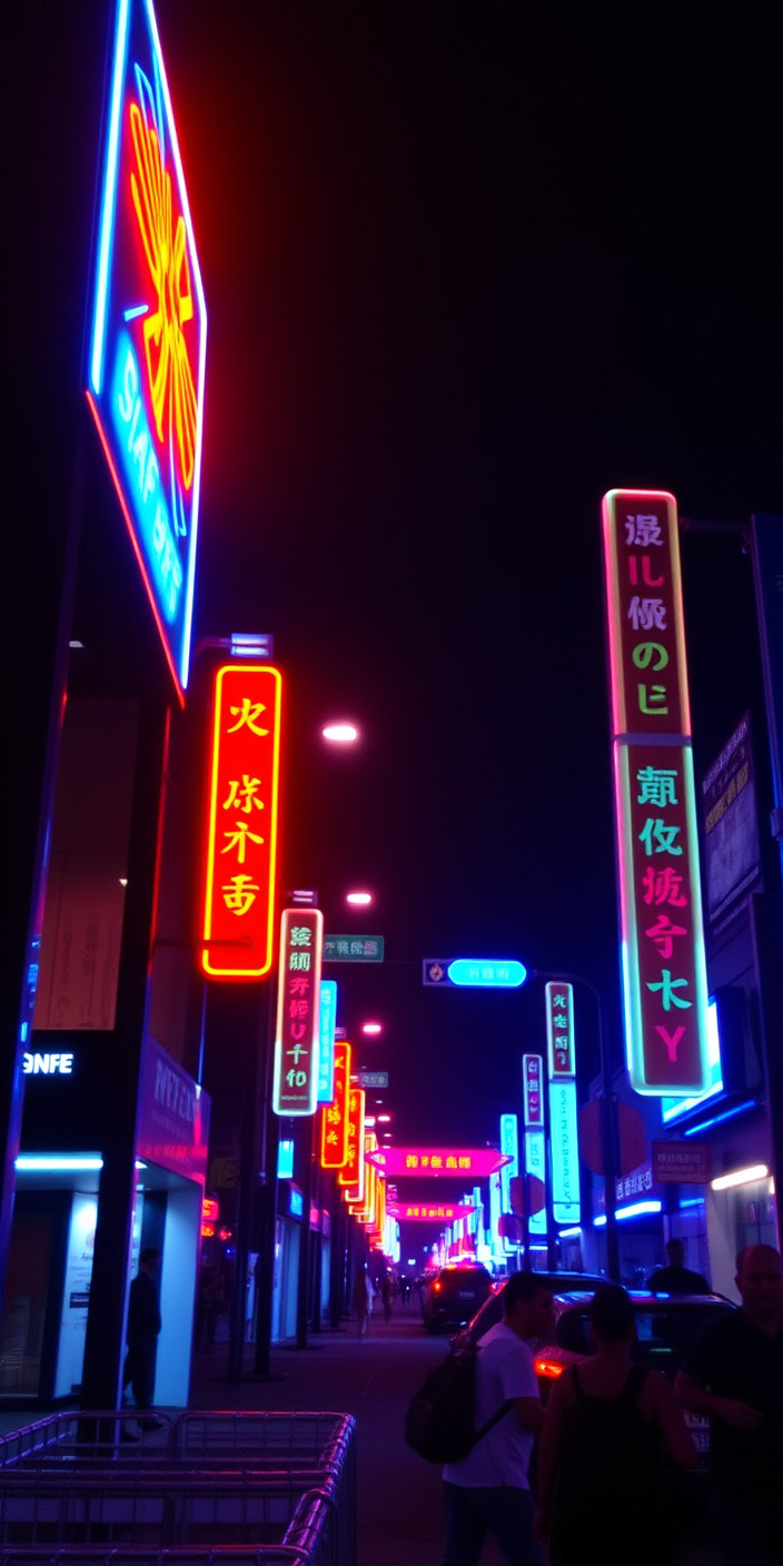 Neon lights 2 Phone Wallpaper