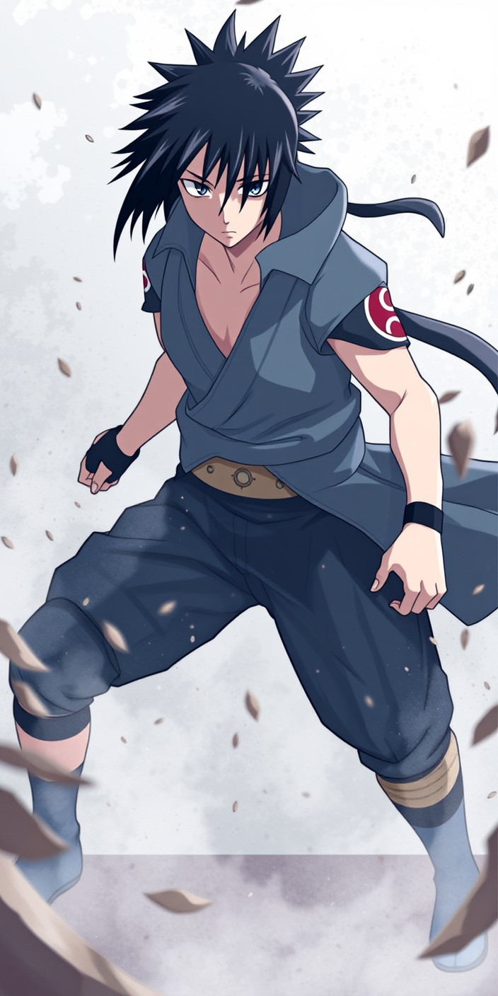 Sasuke 8 Phone Wallpaper