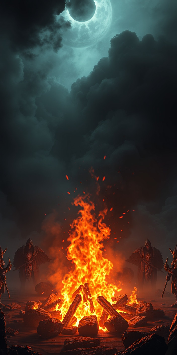 Dark souls bonfire 4 Phone Wallpaper
