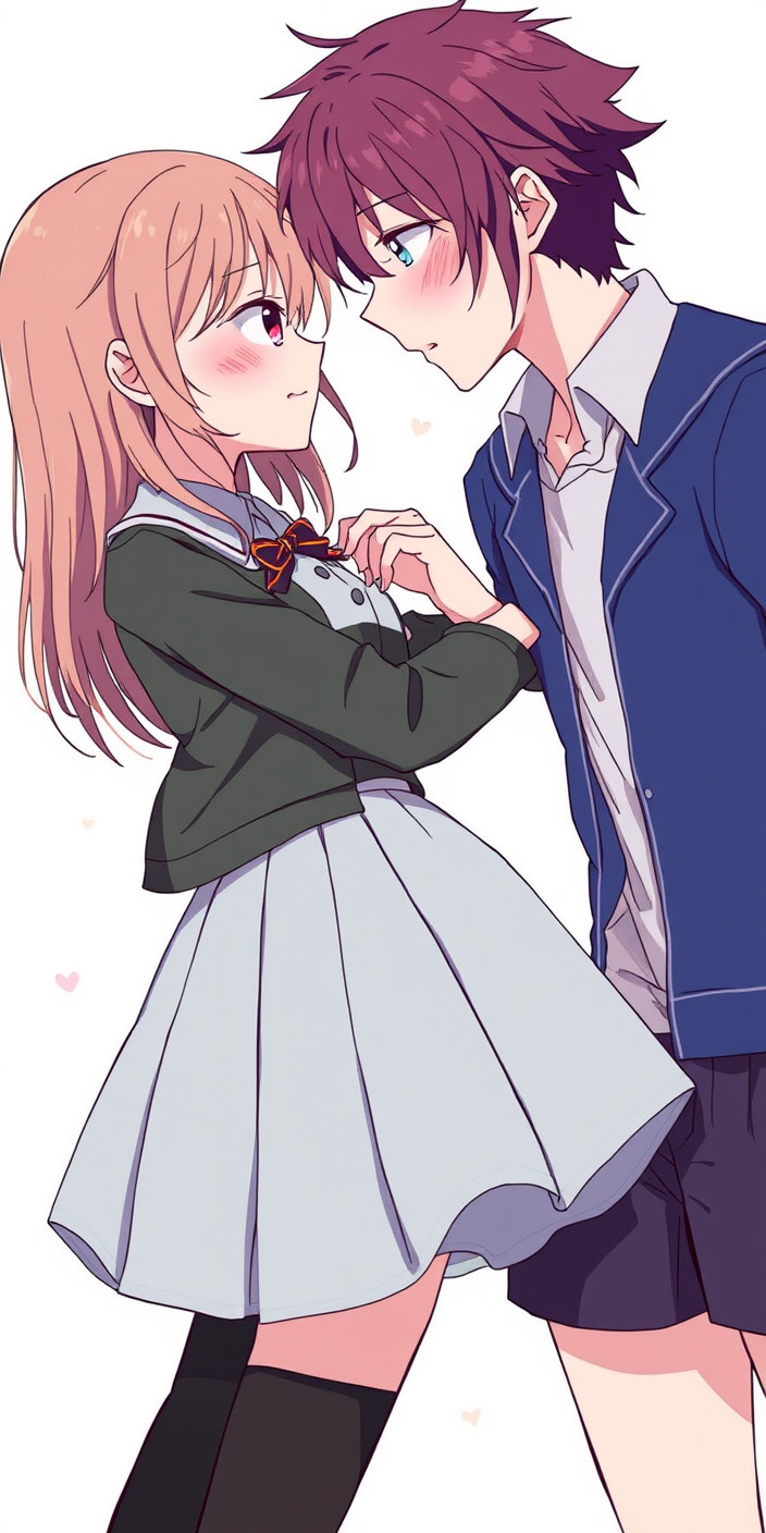 Anime couples 14 Phone Wallpaper