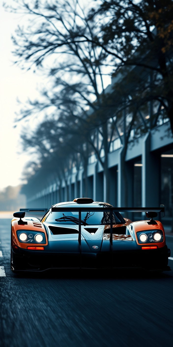Mclaren f1 gtr 9 Phone Wallpaper