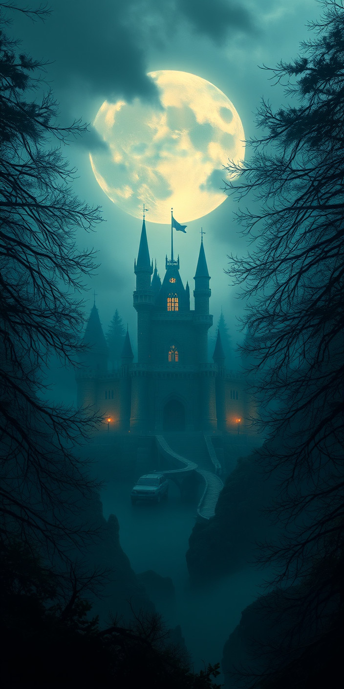 Dark castle 5 Phone Wallpaper