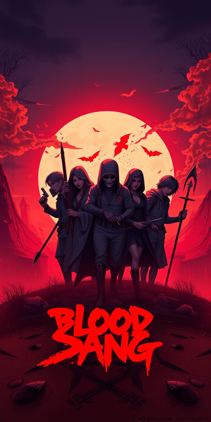 Blood gang 5 Phone Wallpaper