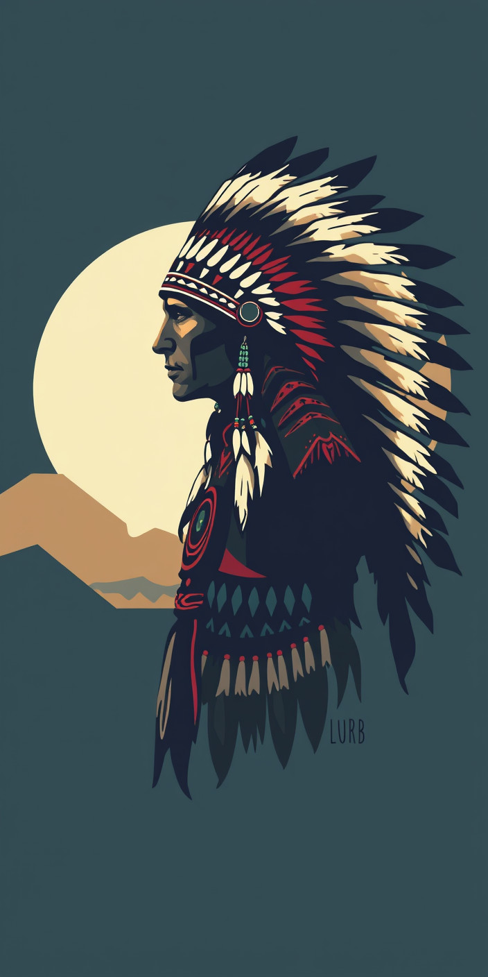 Native american indian 4 Phone Wallpaper