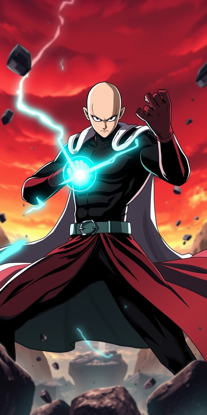 One punch man 6 Phone Wallpaper