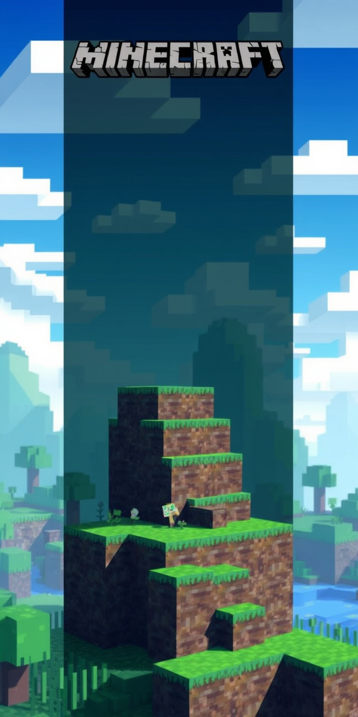 Minecraft aesthetic 4 Phone Wallpaper