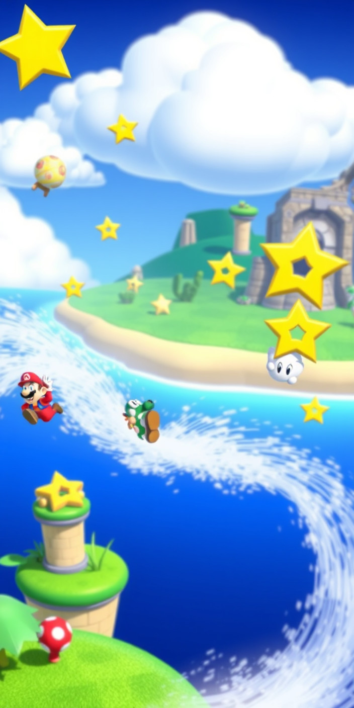 Super mario odyssey 3 Phone Wallpaper