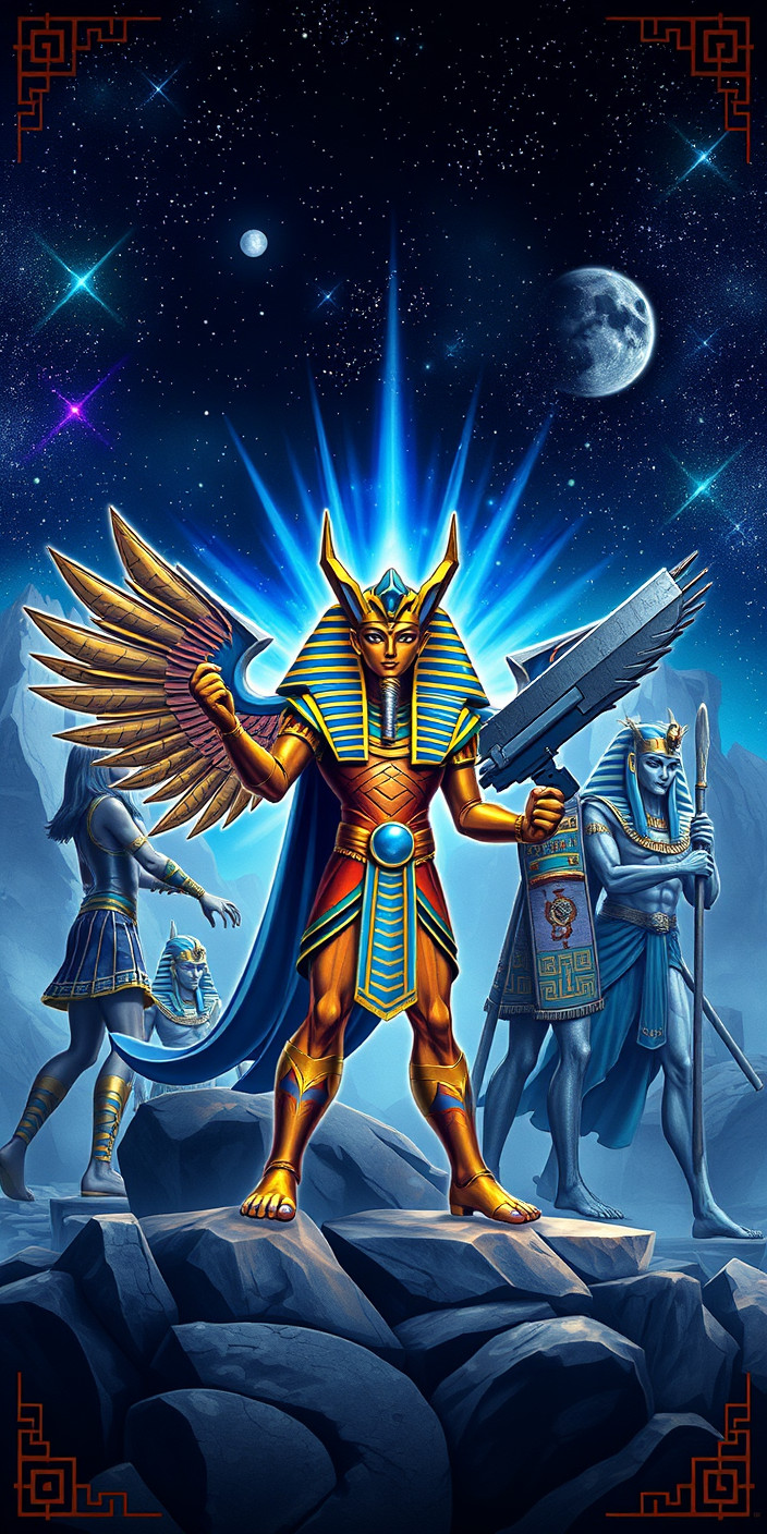 Yugioh egyptian gods 10 Phone Wallpaper