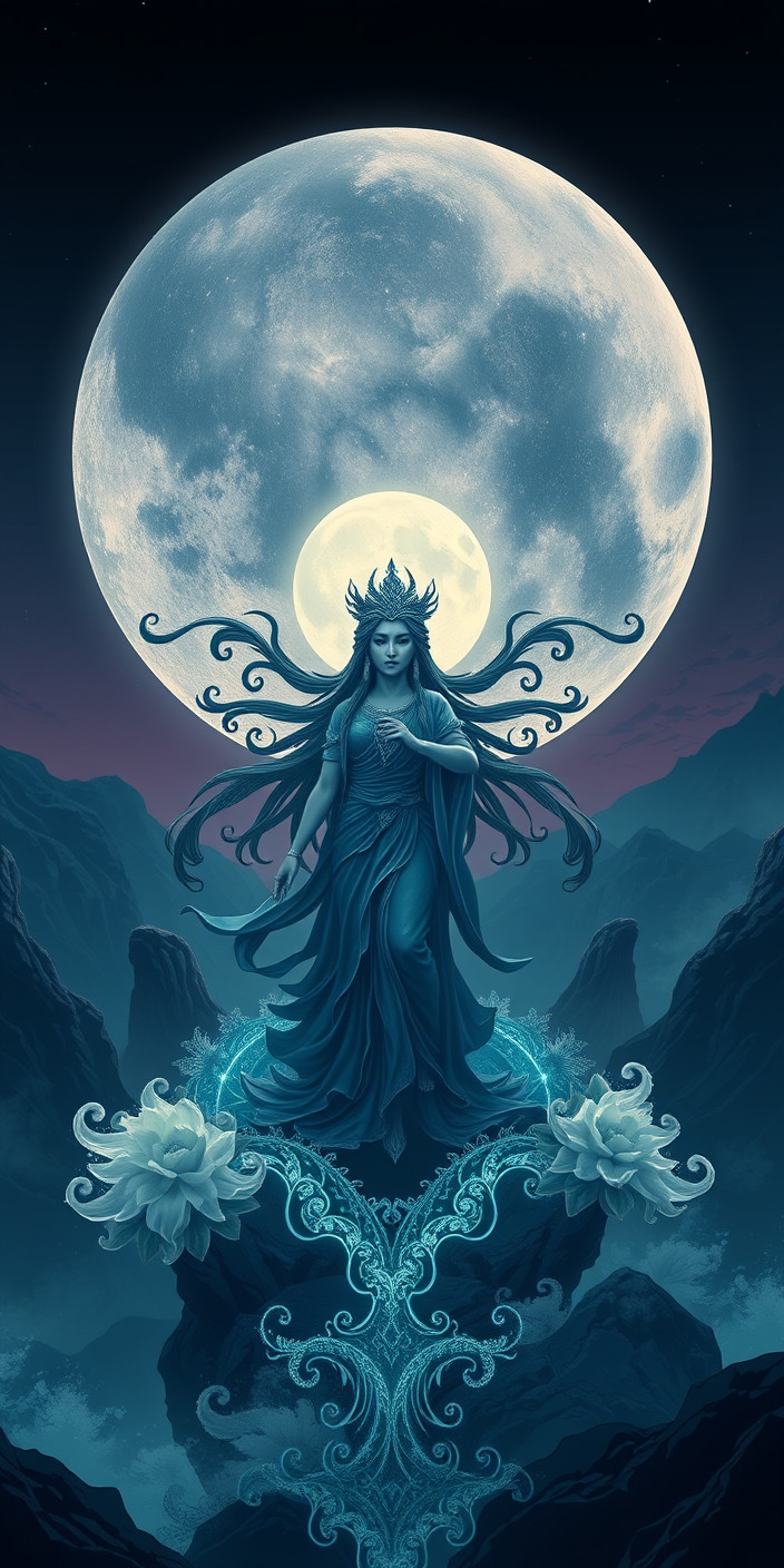 Triple moon goddess 4 Phone Wallpaper