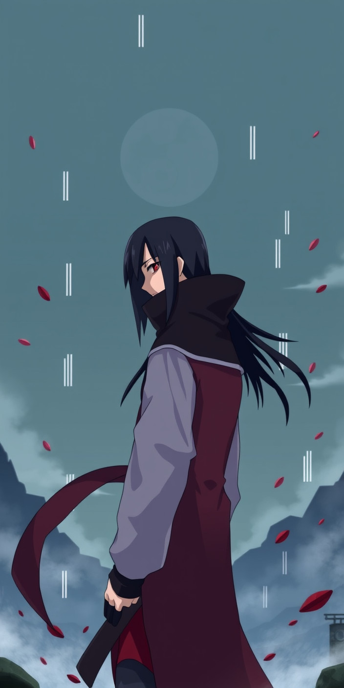 Itachi 5 Phone Wallpaper