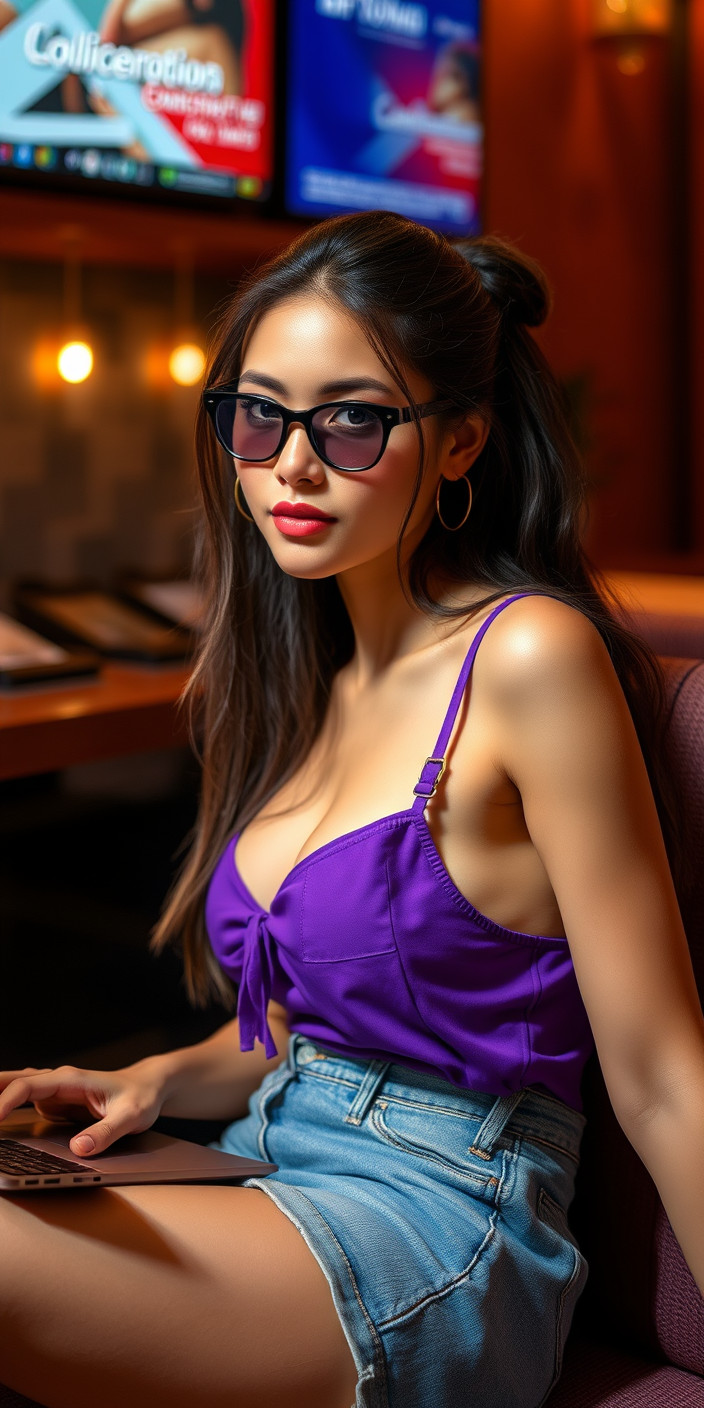 Hot girl  for laptop 7 Phone Wallpaper