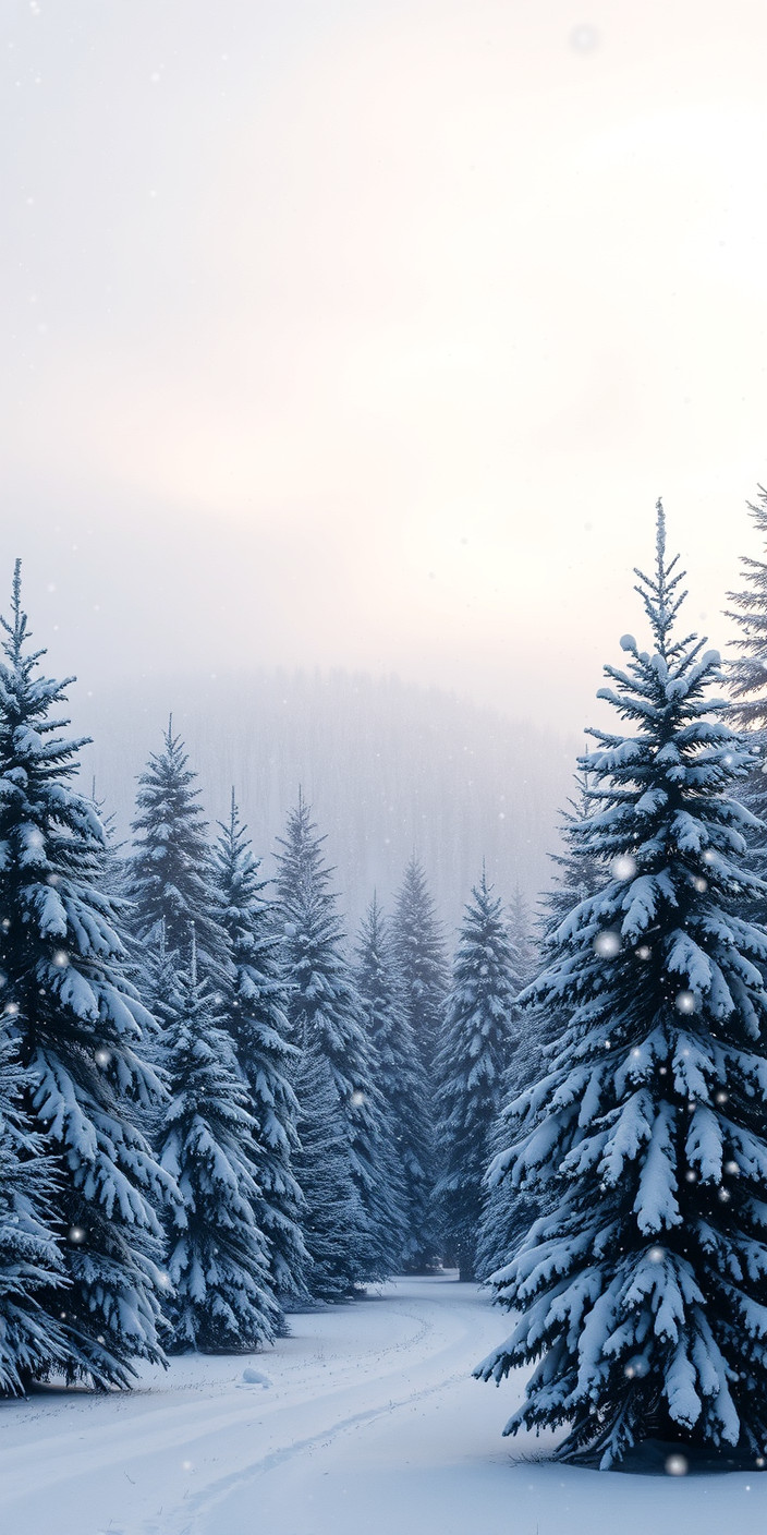 Christmas snow 6 Phone Wallpaper