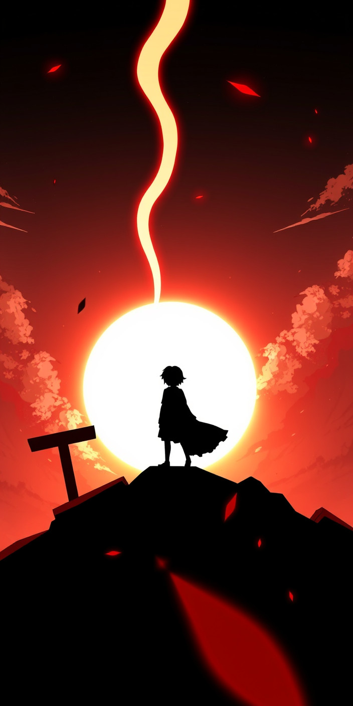 Kizumonogatari 10 Phone Wallpaper