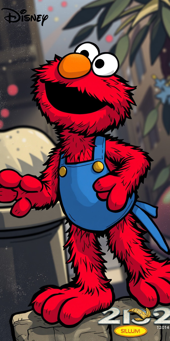 Elmo 5 Phone Wallpaper