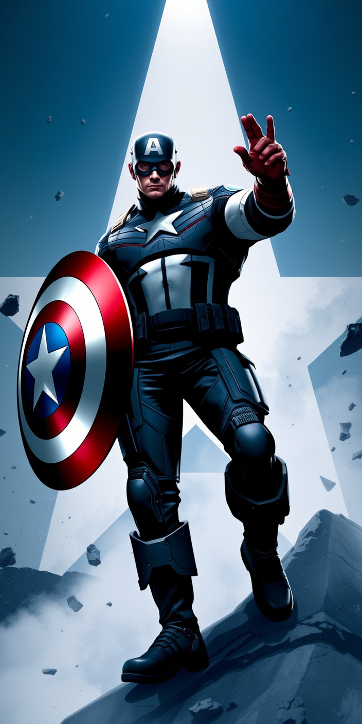 Captain america 8 Phone Wallpaper