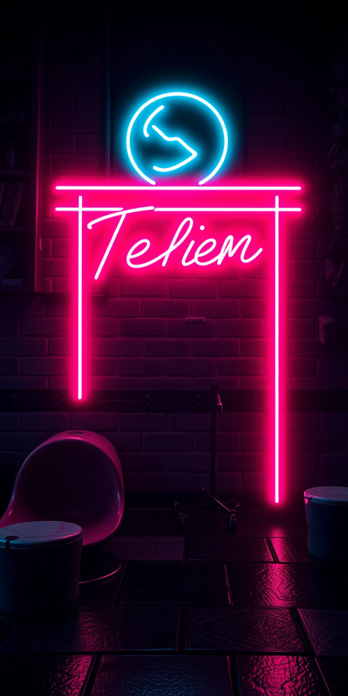 Neon 4 Phone Wallpaper