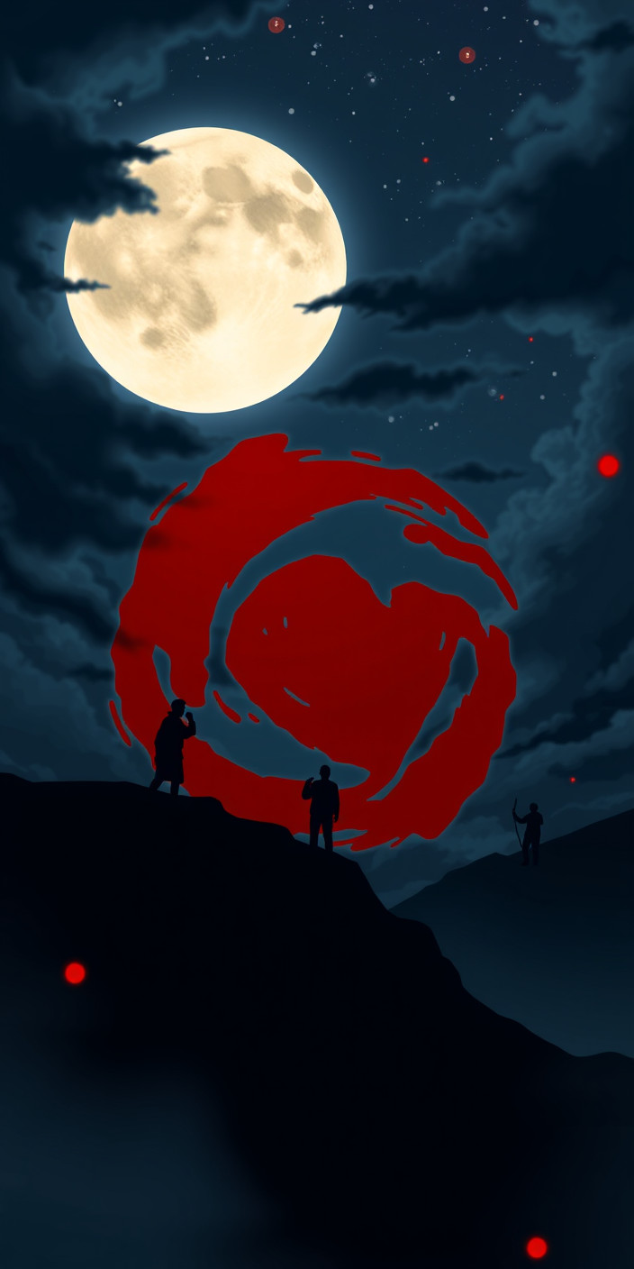 Sharingan 9 Phone Wallpaper